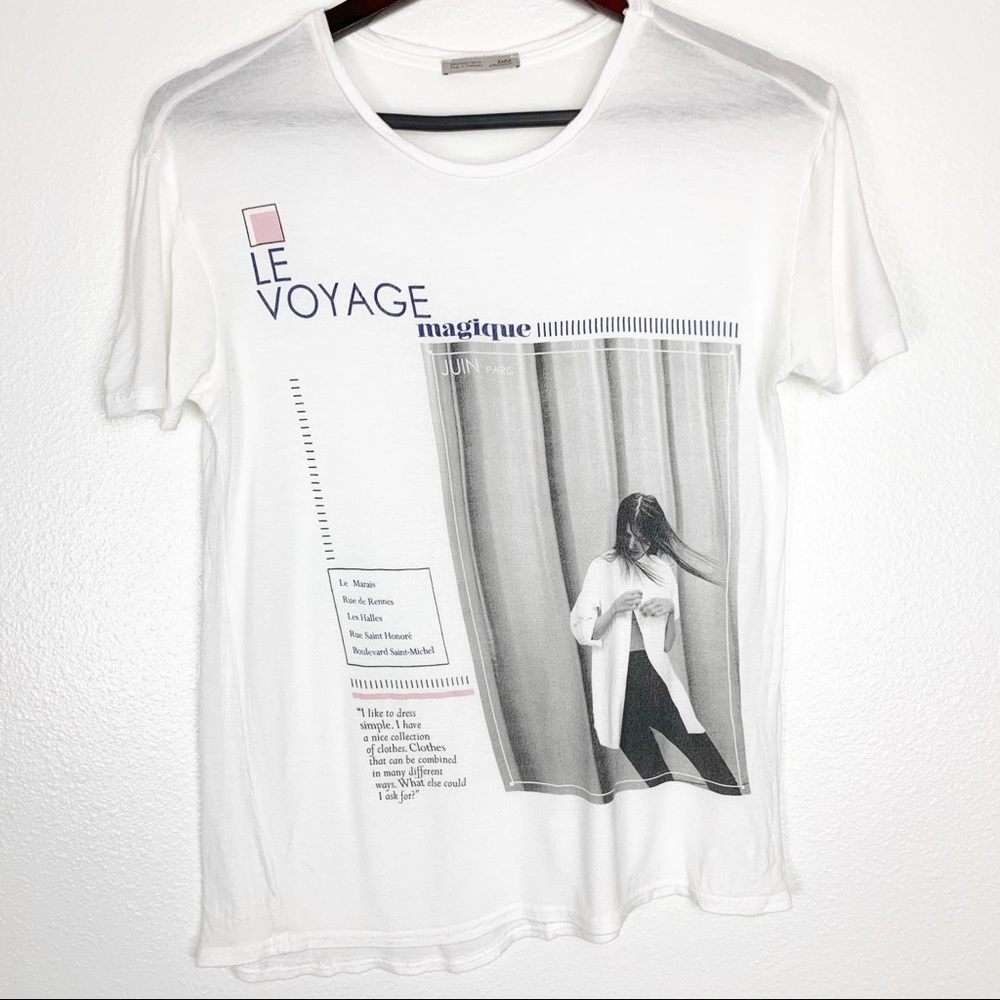 ZARA WHITE T-SHIRT